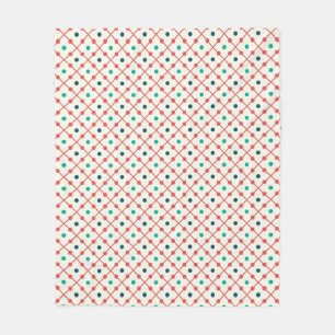 Fun Retro Patroon Fleece Deken