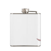 Fun Retro Skiers houdt van de piste Hip fles Heupfles (Achterkant)