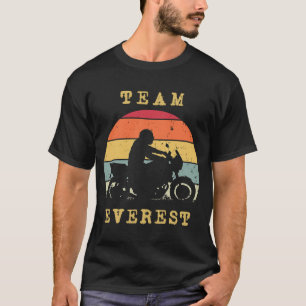 Fun  Retro Sunset Everest Motorcycle Biker T-shirt