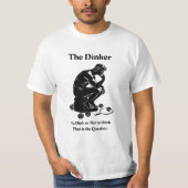 Fun Retro The Dinker Pickleball Paddle T-Shirt (Devant)