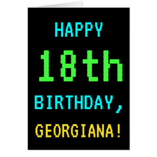 Fun /Retro Video Game 18th Birthday