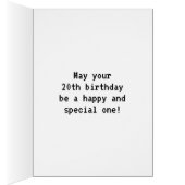 Fun /Retro Video Game Kijk 20th Birthday (Binnen (Rechts))