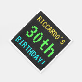 Fun /Retro Video Game Kijk 30e verjaardag Servetten (Hoek)