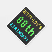 Fun /Retro Video Game Kijk 88th Birthday Servetten (Hoek)