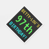 Fun /Retro Video Game Kijk 97e verjaardag Servetten (Hoek)