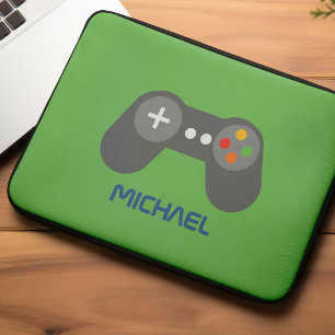 Fun Retro videospelcontroller Kinder op maat Laptop Sleeve