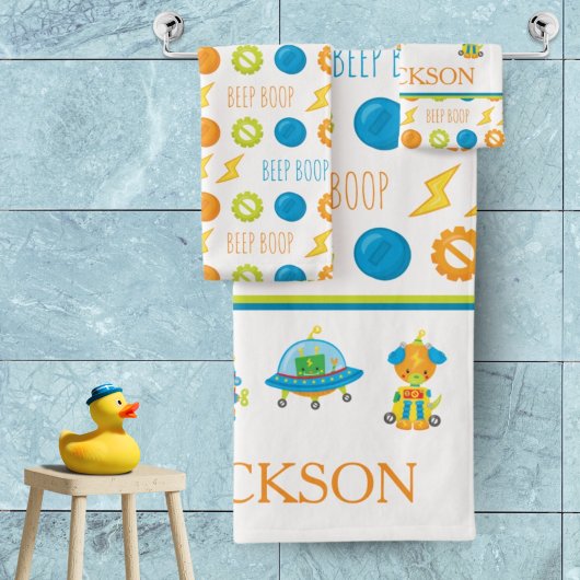 Fun Robot coloré Boop Boop Motif Kid