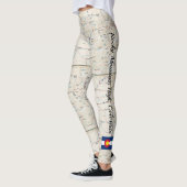 Fun Rocky Mountain Colorado Map Leggings Pants (Links)
