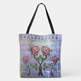 Fun Roos Jeans Kijk Draagtas