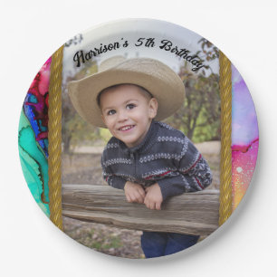 Fun Rope Lijst Westerne stijl met meerdere kleuren Papieren Bordje