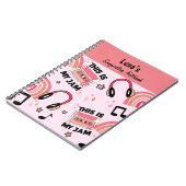 Fun Rose Girls Songwriting Carnet (Côté gauche)