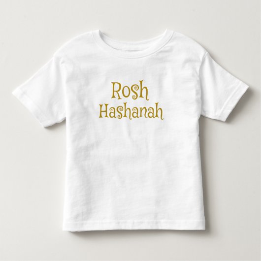 Fun Rosh Hashanah Design Kinder Shirts (Voorkant)