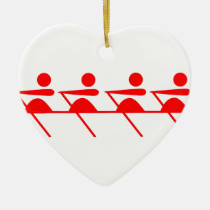 Fun Rowing club Keramisch Ornament