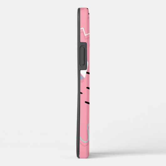 Fun roze 1990-videokaart Throwback Case-Mate iPhone Case (Achterkant / Rechts)