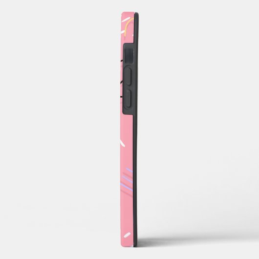 Fun roze 1990-videokaart Throwback Case-Mate iPhone Case (Achterkant / Links)