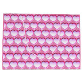 Fun roze harten - groot cadeauzakje (Achterkant)