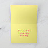 Fun. roze stripes, harten, regenboognr. 53e verjaa kaart (Binnen)