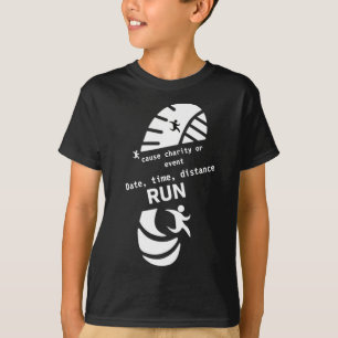 Fun Run Event Want Charity Promotion Prize 2-to-1 T-shirt