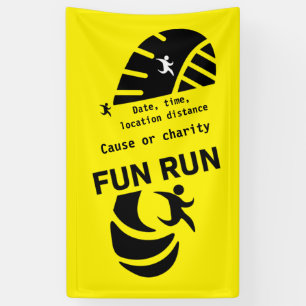 Fun Run Event Want Charity Promotion T-Shirt dan Spandoek