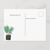 Fun salon illustration faire-part mobile (Dos)