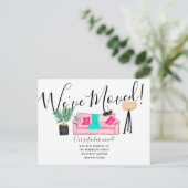 Fun salon illustration faire-part mobile (Debout devant)