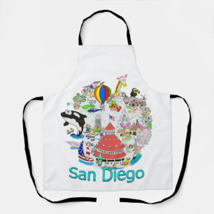 Fun San Diego Californië Schort