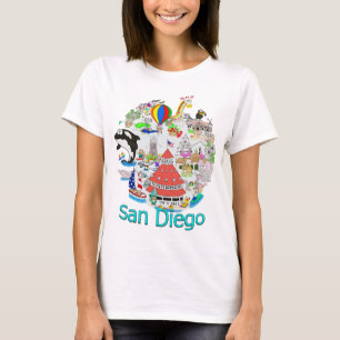 Fun San Diego Californië T-shirt
