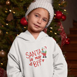 Fun Santa is my BFF Christmas Bold RedText<br><div class="desc">Fun Santa is my BFF Christmas Bold Red Text. Festive humorous saying with a cute Santa illustration.</div>