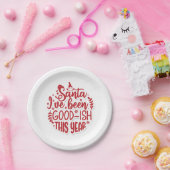 Fun Santa Papieren Bordje (Feest)