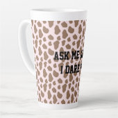 Fun Sarcastic Quote Teacher Large Latte Mug (Angle gauche)