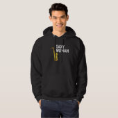 Fun saxophone  for players hoodie (Voorkant volledig)