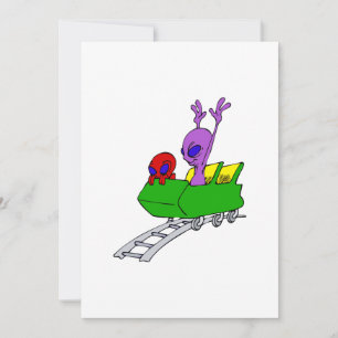 Fun & Scared Alien op Onderzetter
