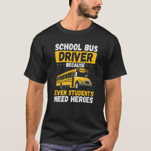 Fun Schoolbus Driver Gezegde School Bus App T-shirt
