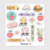 Fun-schoolleraar sprak over aanmoediging sticker (Vel)