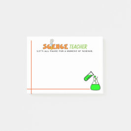 Fun Science Teacher Post-it Notes