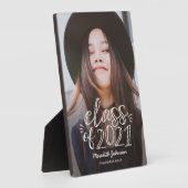 Fun Script Afstuderen Photo Plaque Fotoplaat (Zijkant)