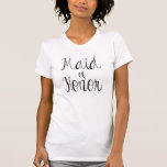 Fun Script de servante d'honneur T-shirt<br><div class="desc">Fun Script de servante d'honneur T-shirt</div>