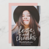 Fun Script EDITABLE COLOR Afstuderen Bedankt (Voorkant / Achterkant)