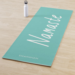 Fun Script Namaste Persoonlijke naam Yogamat