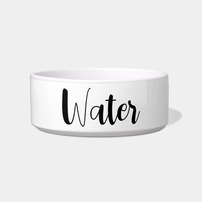 Fun script pet water bowl voerbakje (Voorkant)