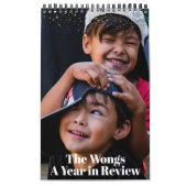 Fun Seasonal Overlay | Aangepaste agenda voor foto Kalender (Hoes)