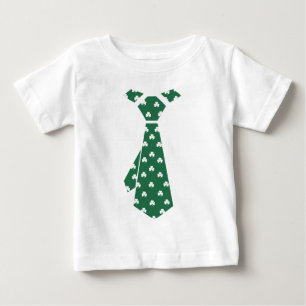 Fun Shamrock Pattern Faux Stropdas St. Patrick's D