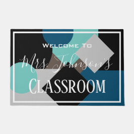 Fun Shapes Teacher's Classroom Welkom Deurmat