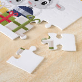 Fun Sheep Herding kerstboom Legpuzzel (Zijkant)