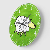 Fun Sheep Illustratie Grote Klok (Hoek)