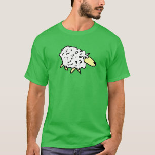 Fun Sheep in een Cartoon stijl T-shirt