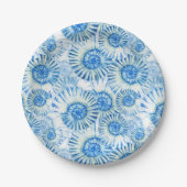 Fun Shell Pattern Papieren Bordje (Voorkant)