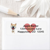 Fun Shiba Inu Return Address Label (Insitu)