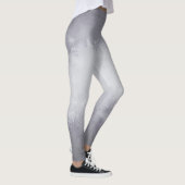 Fun Silver-Waterverf met Ombre Gradient Leggings (Rechts)