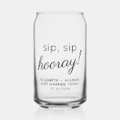 Fun Sip Sip Hooray Mariage Favoriser (Recto)
